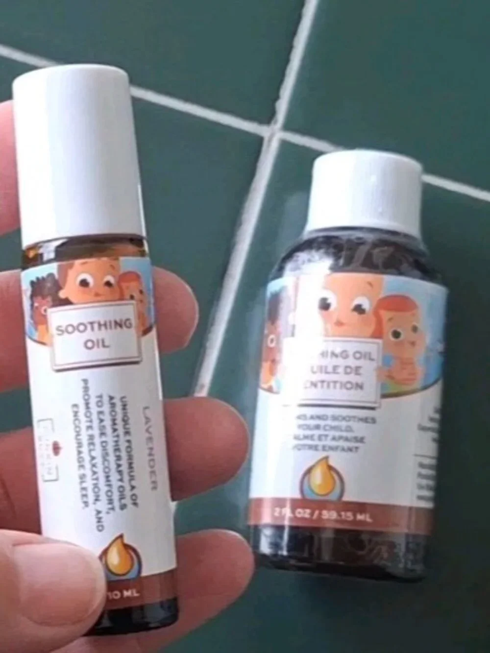 Baby Teething Oil (2 Oz) and Lavender Soothing Oil (10 ml) Bundle for Sore Gums